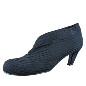 United Nude Fold Lite Mid Ankle Bootie Asphalt Black Women's sz 38